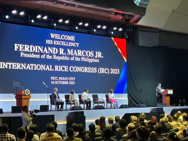 Bongbong Marcos at IRC rioce congress