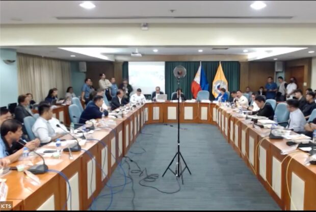 House of Representatives hear the corruption allegations of LTFRB whistleblower Jeff Tumbado against suspended LTFRB chair Teofilo Guadiz on a hearing on October 23, 2023.
