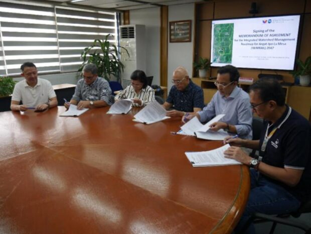 Manila Water inks MOA with MWSS, Maynilad on watershed management, protection