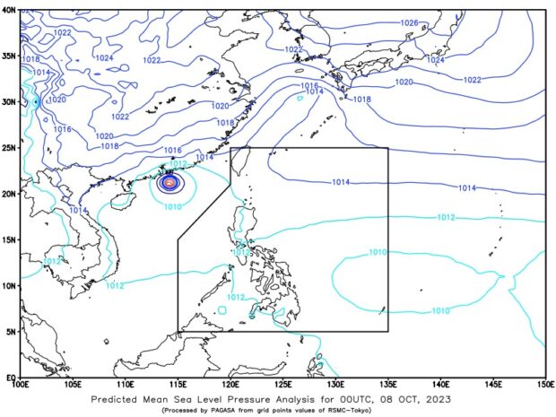 Pagasa says an LPA east of Visayas may enter PAR in 24 to 48 hours