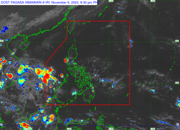 The easterlies will bring rain and overcast skies over several parts of the country on Tuesday, said the Philippine Atmospheric, Geophysical, and Astronomical Services Administration (Pagasa).