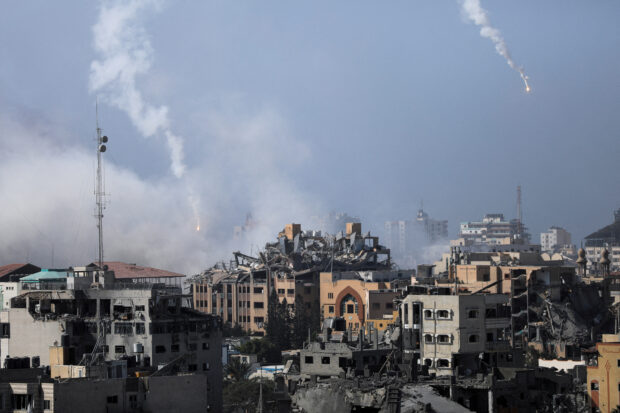 Palestinian officials say Israeli air strikes hit Gaza hospitals
