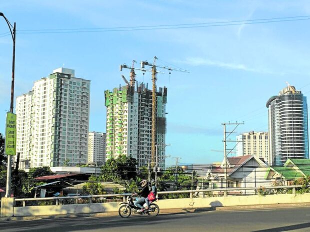 CHANGE FOR THE GOOD The changing skyline of Davao City, captured in this photo taken in February 2021, indicates its continued rise as the economic center of Mindanao. It is now at the center of the proposed 20-year master plan that will transform the city and its neighboring Metro Davao towns and cities into a livable metropolis. —GERMELINA LACORTE