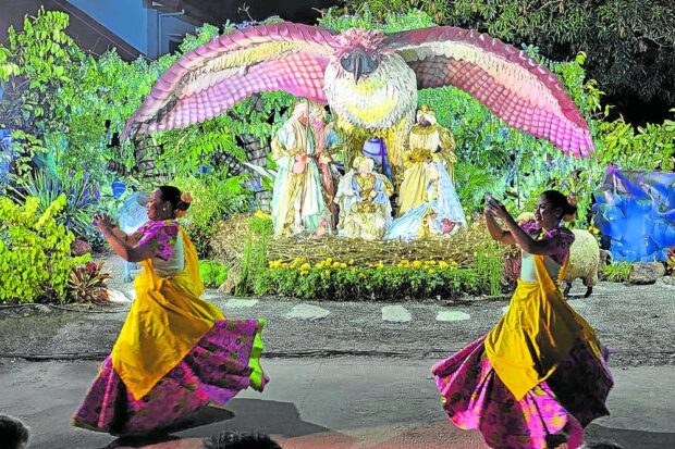 16th BELENISMO SA TARLAC The Belen made by soldiers in Tarlac shows the Holy Family being protected by a giant eagle. —WILLIE LOMIBAO