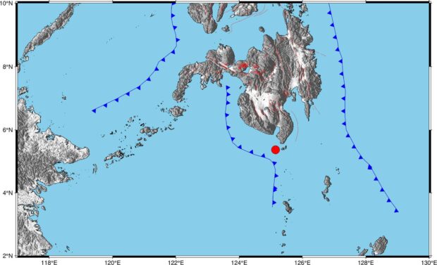 6.8-magnitude quake hits Davao Occidental town