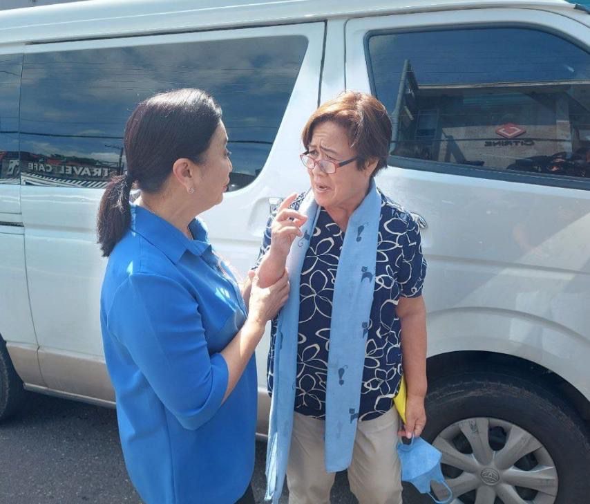 De Lima Visits Former VP Leni Robredo In Camarines Sur