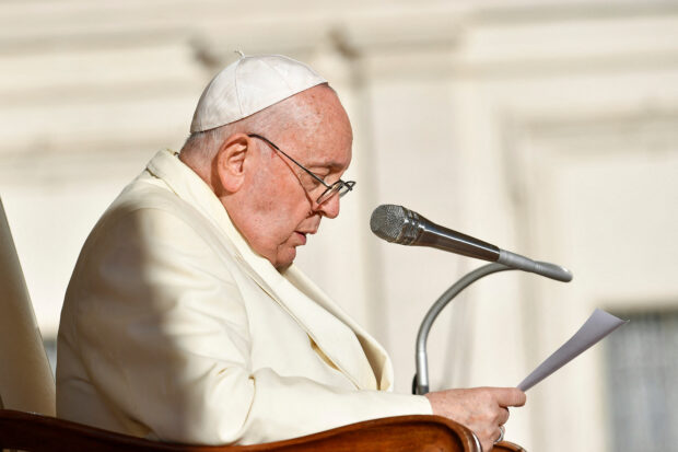 Ailing pope to recite Sunday prayer from residence
