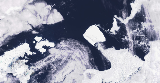 One of world's largest icebergs drifting beyond Antarctic waters 