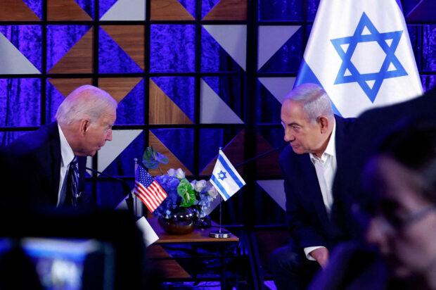 Biden on Israel occupying Gaza