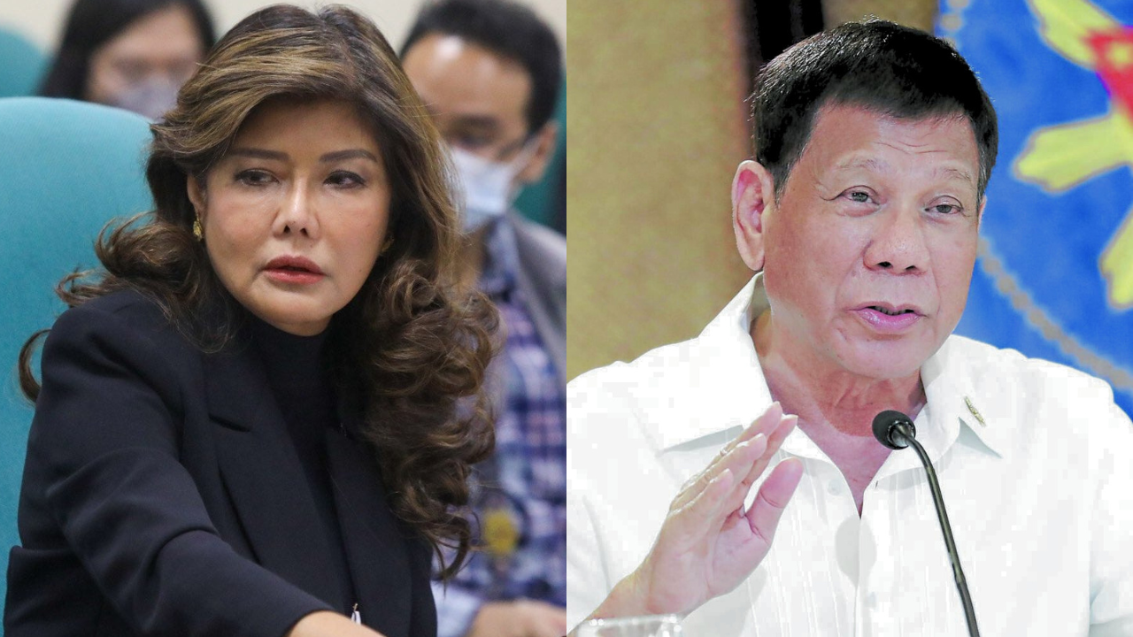 Imee Marcos says she will support Rodrigo Duterte '...even if I'm the only one left'