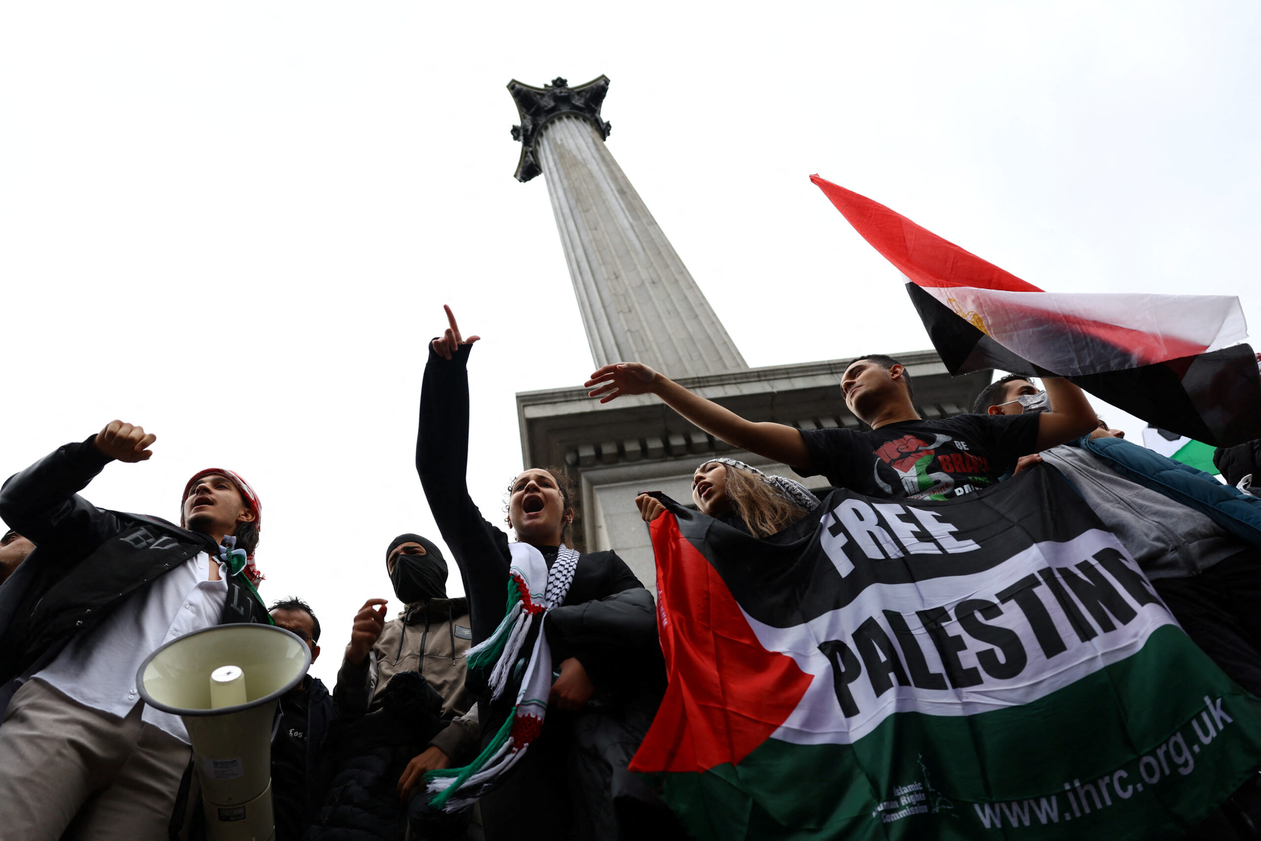 UK police out in force for 'tense' pro-Palestinian march | Inquirer News