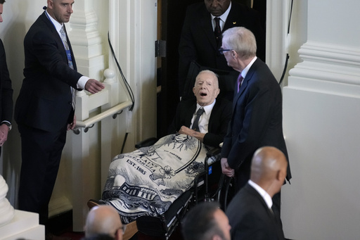 Rosalynn Carter honored by family, friends, first ladies and presidents, including husband Jimmy