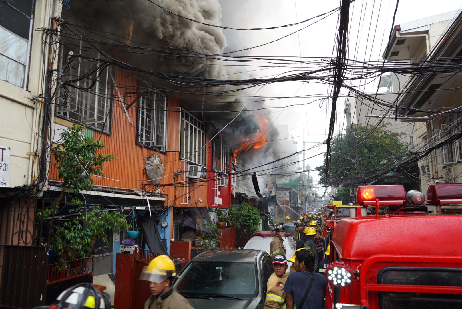 Fire hits 3 residential areas, injures 7 people in Sampaloc, Manila