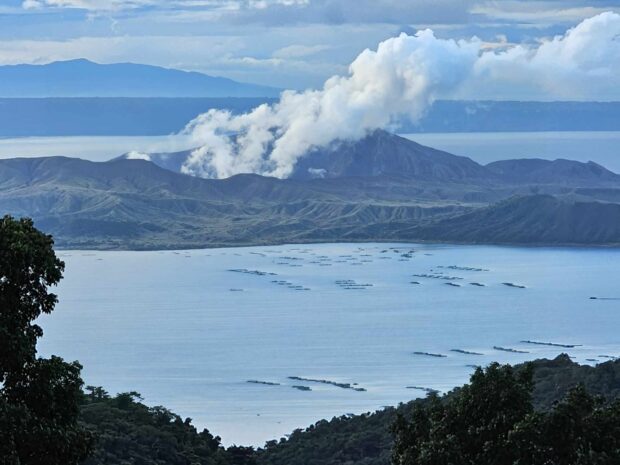 Taal Volcano logs lowest toxic gas emission this year