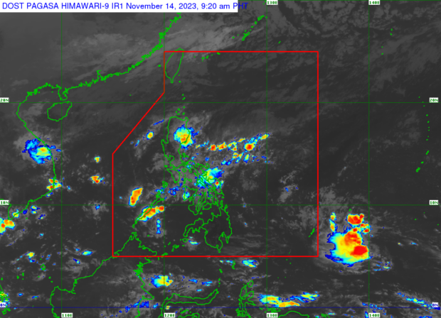 Pagasa says the tropical depression weakened into an LPA but may still become cyclone again
