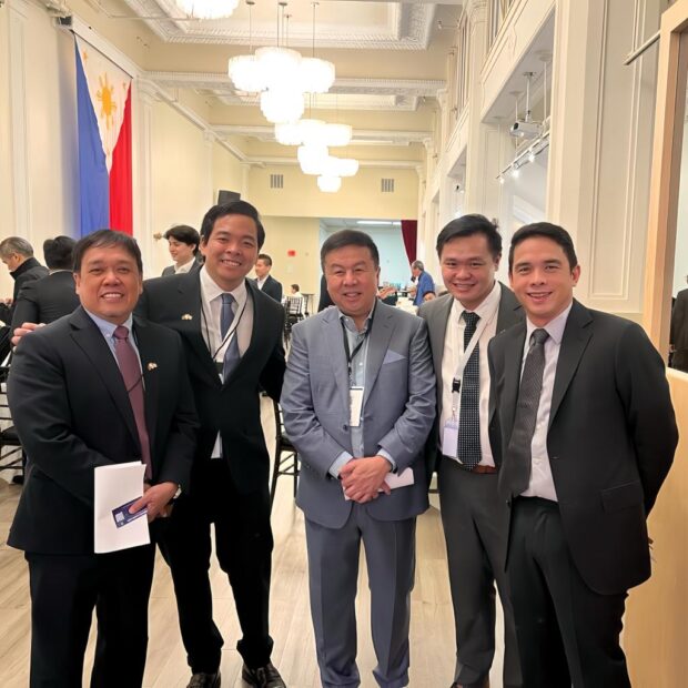 Angkas CEO George Royeca with some members of the Philippine Business delegation