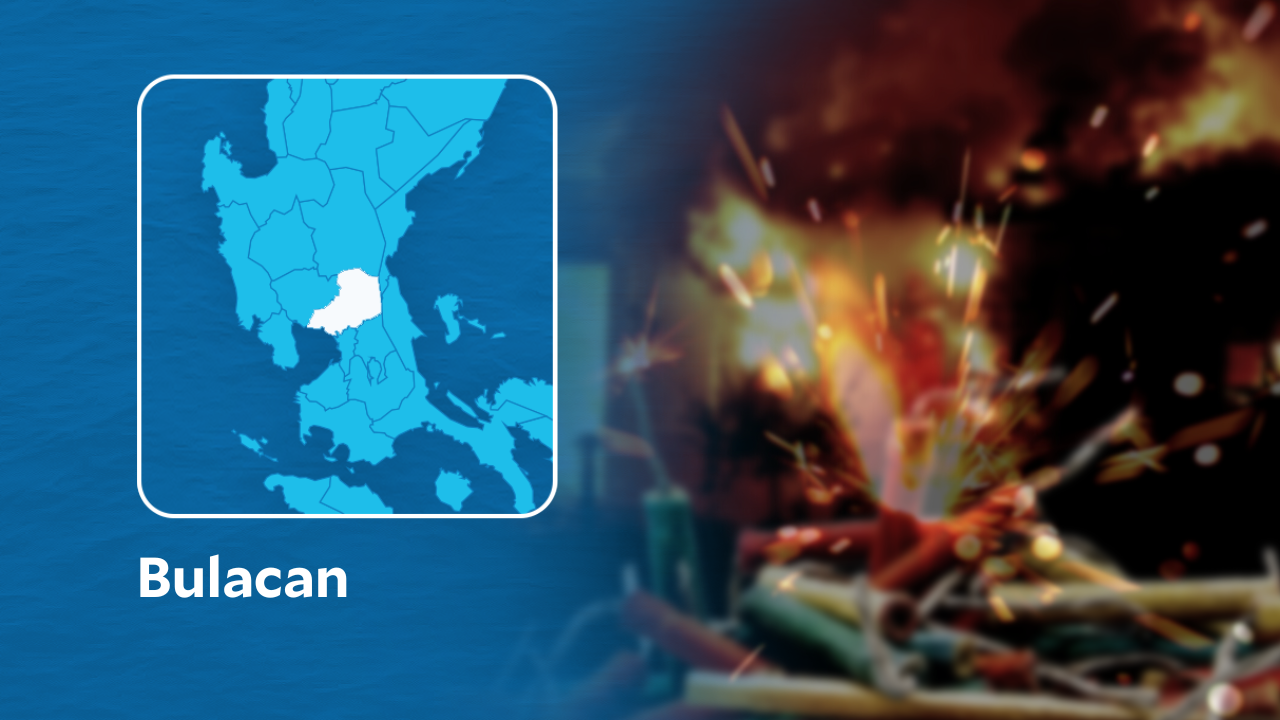 Fireworks factory worker killed in explosion in Bulacan town