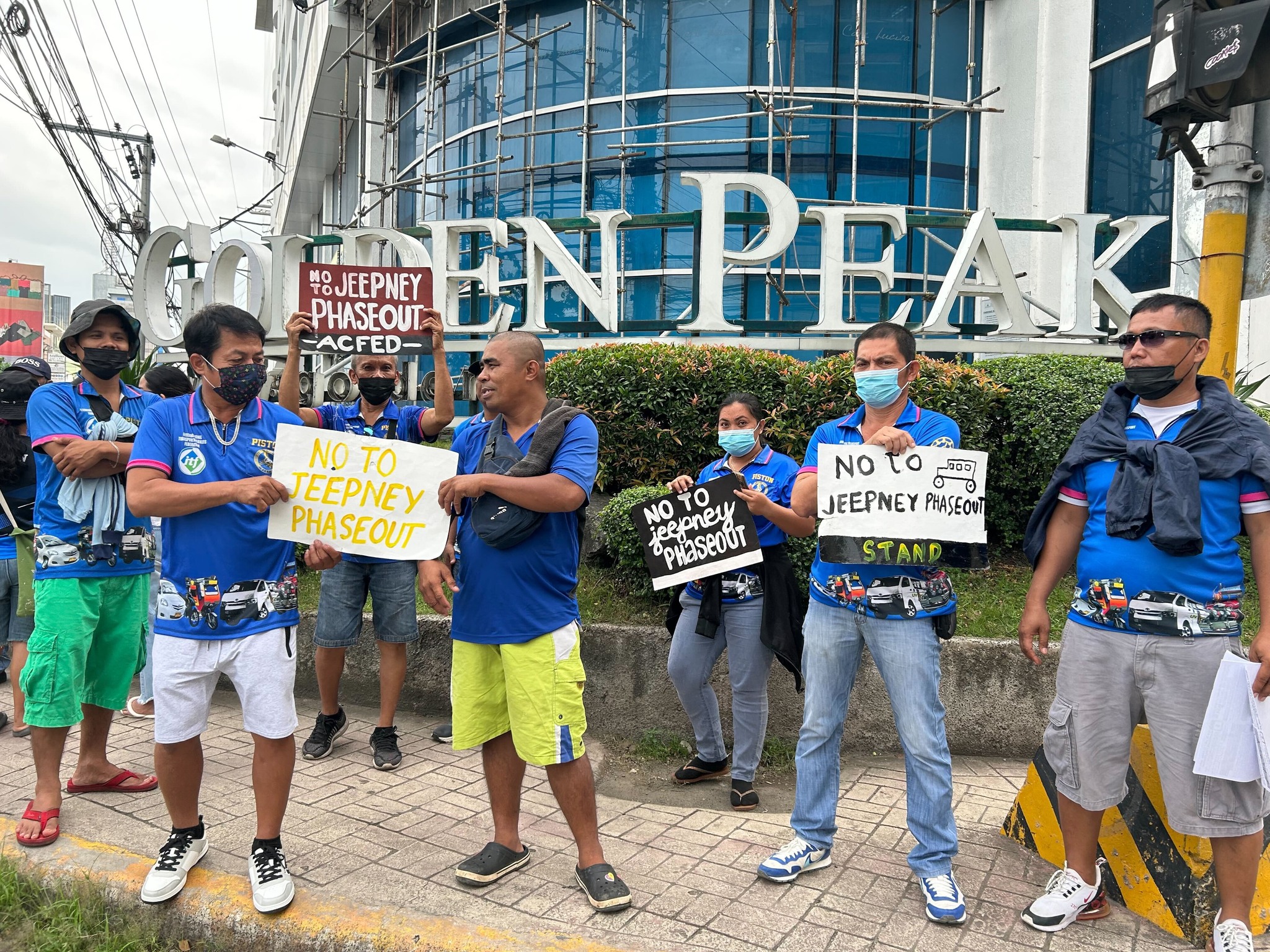 Some drivers in Cebu joined the nationwide protest against the implementation of the public utility vehicle (PUV) modernization program on Wednesday, Nov. 22.
