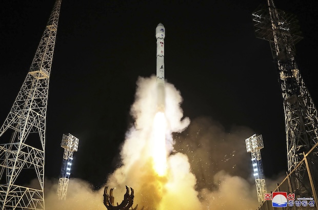 North Korea spy satellite being launched