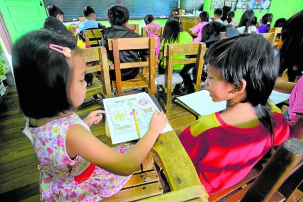 READING CAMP The city government of Baguio has organized reading camps this year to help young learners catch up with their lessons that have been disrupted by the pandemic. 