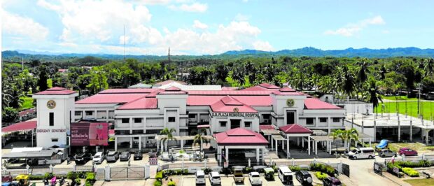 SERVICE The 100-bed Democrito O. Plaza Memorial Hospital atBarangay Patin-ay in Prosperidad, Agusan del Sur, is the province’s main health-care facility. Many of its doctors are products of the provincial government’s scholarship program for students taking up medicine. 
