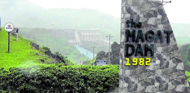 The 41-year-old Magat Dam, shown in this file photo, in Isabela is vital to the agriculture industry in Cagayan Valley as it supplies irrigation water to farmlands in the region. 