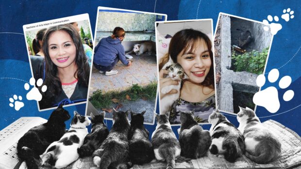 Sheena Leigh Cabuyaban, 25, chooses to be an animal rescuer rather than pursuing a profession.