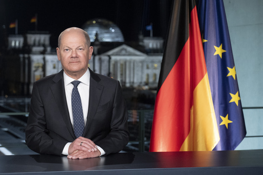 German chancellor uses his New Year's speech to convey confidence