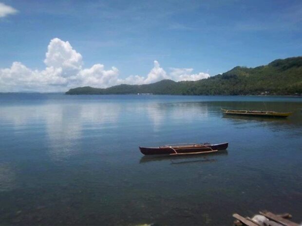 ALERT Irong-Irong Bay in Catbalogan City, in this 2021 photo, is among four bays in Samar provinces placed under red tide alert on Nov. 25, where gathering and ingesting of shellfish are prohibited. —PHOTO COURTESY OF THE BUREAU OF FISHERIES AND AQUATIC RESOURCES