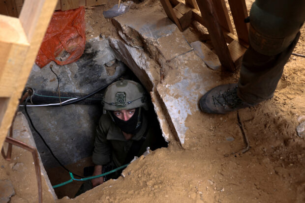 Israel says it uncovered 800 shafts to Hamas tunnels below Gaza