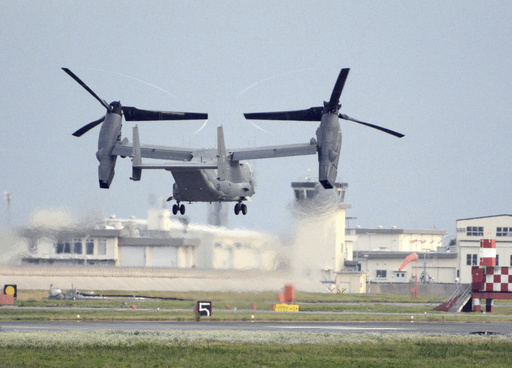 US military grounds entire fleet of Osprey aircraft after Japan crash
