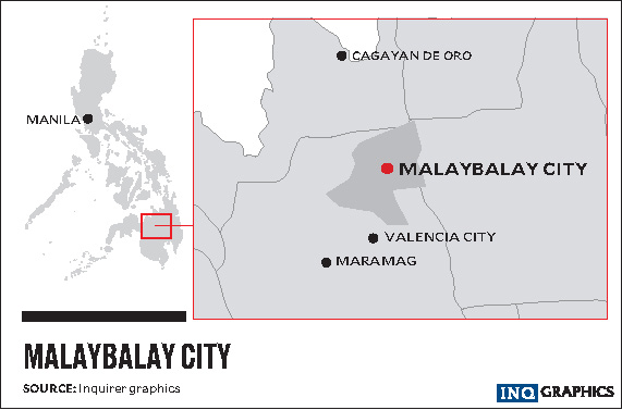 MALAYBALAY CITY_MAP  rebels dead christmas