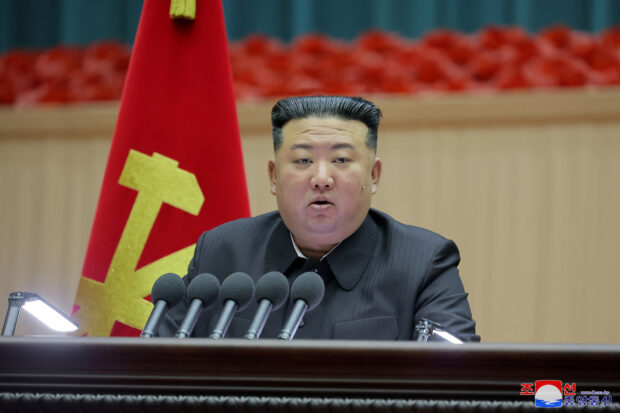 North Korean leader Kim Jong Un urged his party to "accelerate" war preparations including its nuclear program, state media said Thursday.