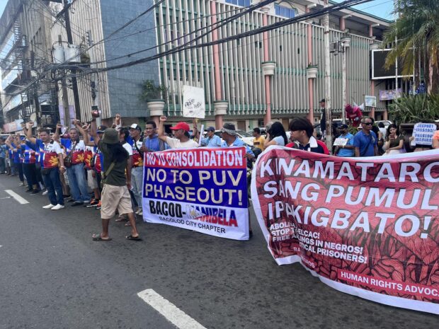 BACOLOD, CEBU TRANSPORT GROUPS VOW TO HOLD MORE PROTESTS VS JEEPNEY PHASEOUT