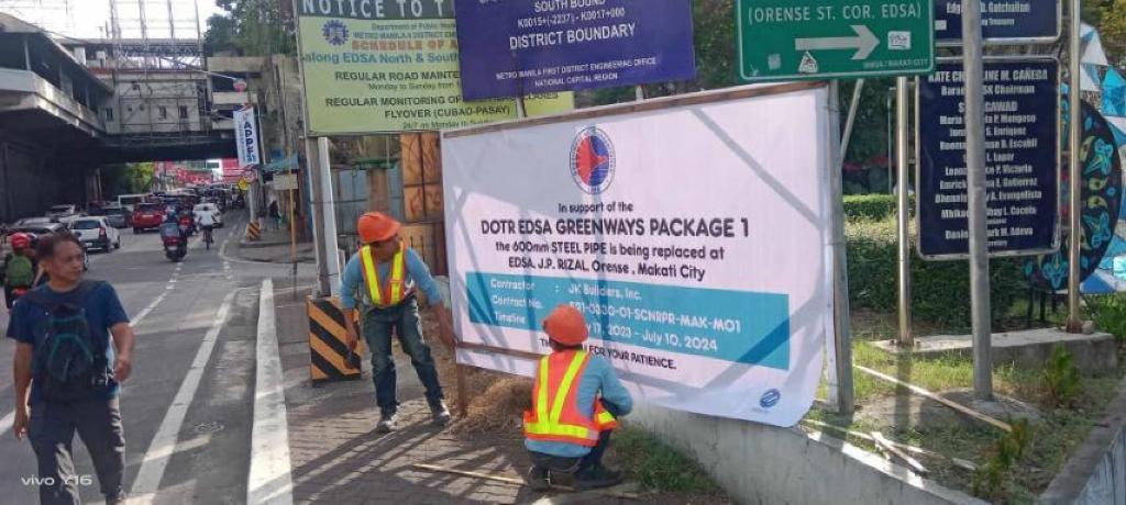 Manila Water has suspended its excavation activities in major thoroughfares within the East Zone of Metro Manila, in compliance with the recent government resolution in preparation for the coming holidays.