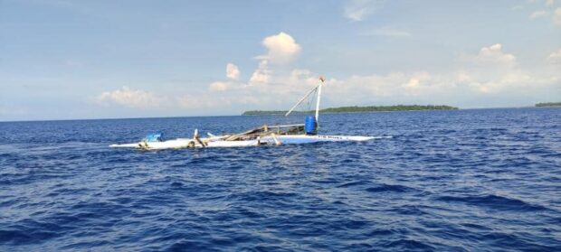 Filipino fishing banca Ruel J capsized off the waters of Paluan, Occidental Mindoro. (Photo from the Philippine Coast Guard) pcg boat ramming