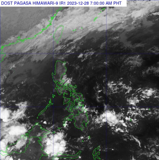 The Philippine Atmospheric, Geophysical and Astronomical Services Administration says that most parts of the country will experience rain brought by the northeast monsoon, locally known as amihan, and easterlies on Thursday. 