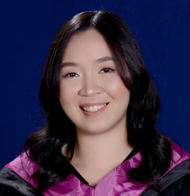Ma. Angelica Faye Zapanta Dela Victoria. Bacolod graduate tops Physical Therapist licensure exam.