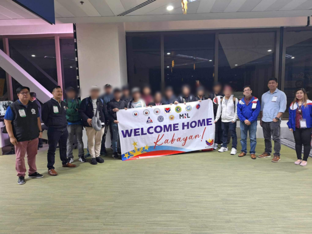 Filipino seafarers whose ship was hit by a Russian missile in Ukraine have returned home