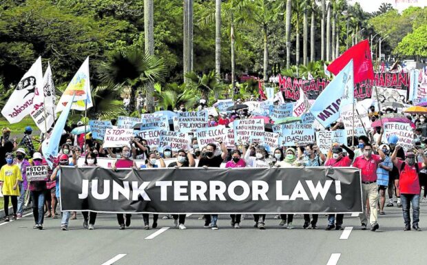 Rules set by SC on terrorlaw to take effect Jan. 15