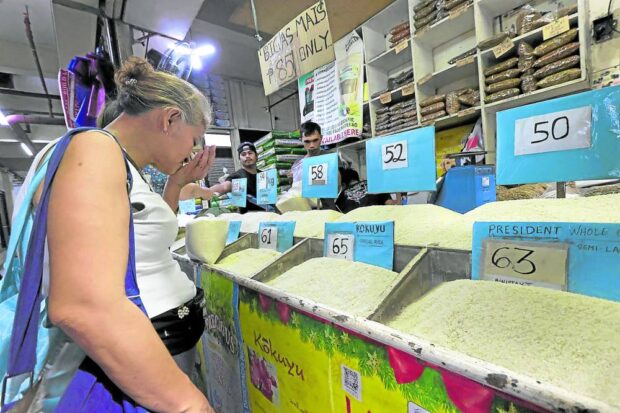 UNNECESSARY MOVE Calling it counterproductive, the Department of Agriculture has ruled out at the moment imposing suggested retail prices on farm products, including rice which has been hit by price surges. —GRIG C. MONTEGRANDE 