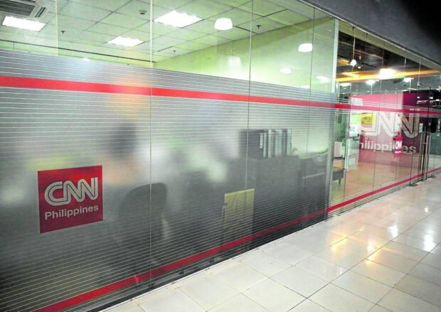 CHALLENGING CONDITIONS | The CNN Philippines headquarters in Mandaluyong City. The shutdown of the network is expected to be formally announced to its employees on Monday, Jan. 29, 2024. 