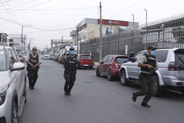 Armed men storm Ecuador TV studio during live broadcast