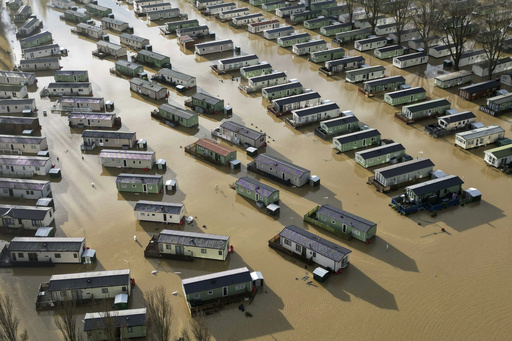 floods hit western Europe