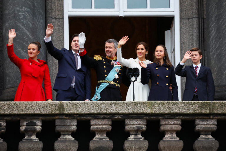 Denmark's King Frederik X Appears Before Huge Crowds After Taking Throne