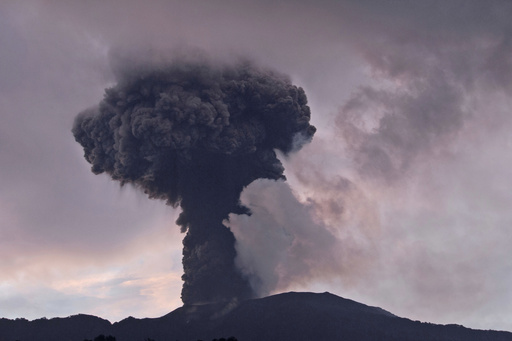 Indonesia’s Mount Marapi erupts again