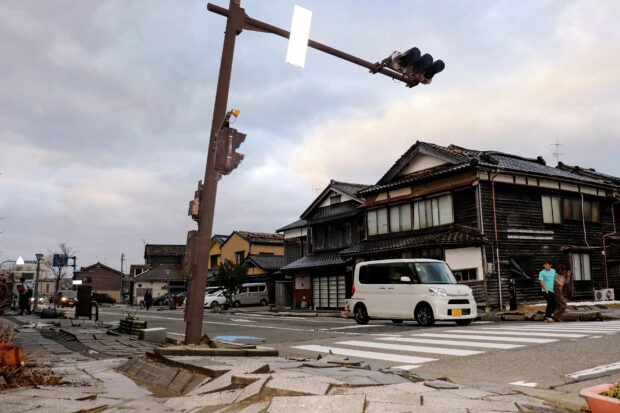 Japan hit by massive earthquake on New Year's Day