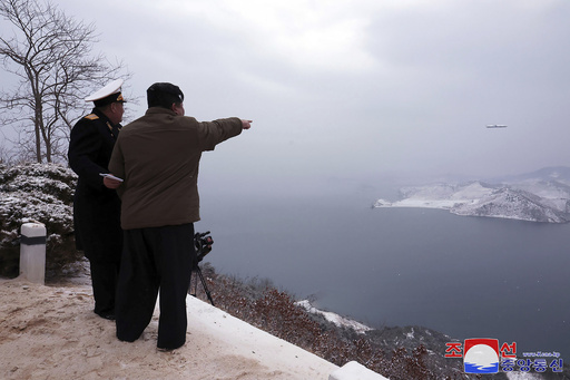 Kim Jong Un oversees North Korea's submarine-launched cruise tests
