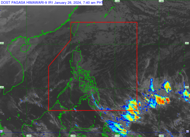 Pagasa says that no tropical cyclone may be expected until the end of January 2024