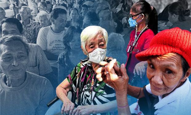 PHOTO: Composite image, collage of senior citizens STORY: Muntinlupa gives free maintenance meds for seniors